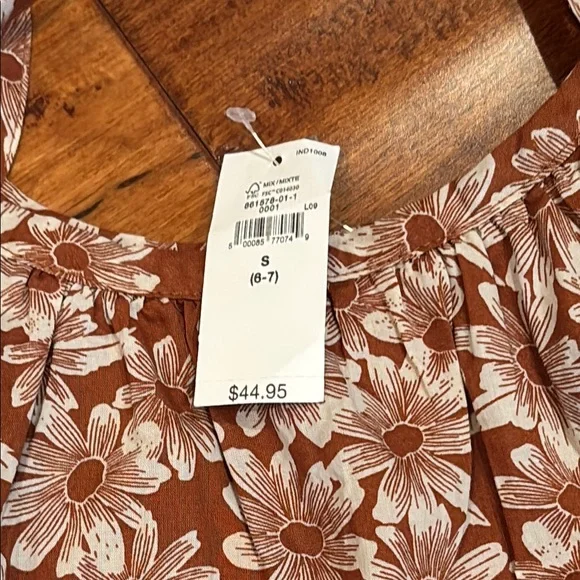 NWT GAP Kids Tiered Tank Dress Size S (6-7) - Picture 2 of 6